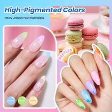 Beetles Summer Box 20 Colors Spring Summer Gel Nail Polish Set, Pastel Neon Bright Rainbow Core Gel Polish, HEMA-Free TPO-Free With Base & Top Coat, UV LED DIY Salon Home Nail Art Gifts For Women - 20 Colors Rainbow Core - 查看 3