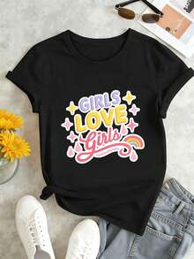 Women T-Shirts - Black - View 1