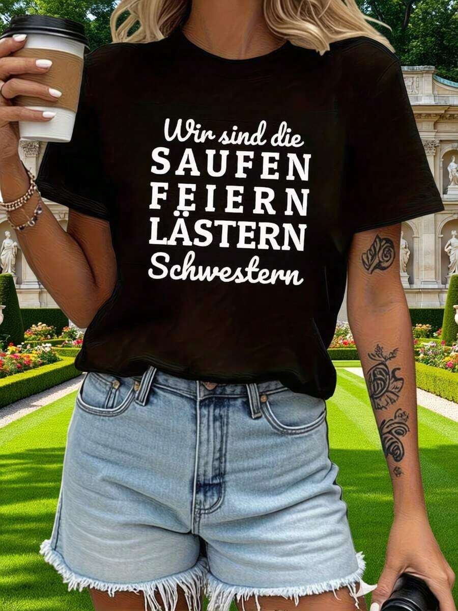 Women T-Shirts - Black - View 1