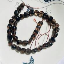 1件(30-40顆)天然寶石滾石水晶手鍊 透明石英不對稱彈力珠塊石英手鍊手鐲水晶手環 DIY用 - 彩色 - 查看 26