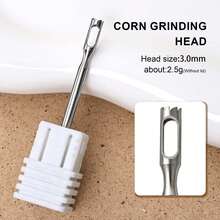 Stainless Steel Nail Cuticle Cleaner Drill Bit, High Hardness And Low Heat Generation Manicure & Pedicure Beauty Tool - Multicolor - View 13