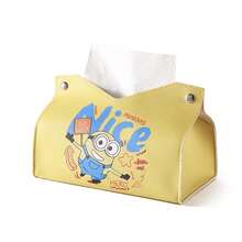 1 hộp đựng khăn giấy theo chủ đề, in hình nhân vật "Despicable Daddy" dễ thương, chất liệu da PU chống thấm nước, thích hợp sử dụng hàng ngày. - Nhiều màu - Xem 8