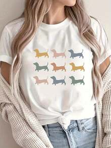 Women T-Shirts - White - View 1