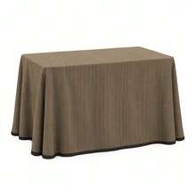 VALENTIA HOME Falda Mesa Camilla Riba | Ropa Mesa Camilla Cuadrada | Mesa 60x110cm, 70x120cm, 90x90cm |75 cm de Altura | Mesa Camilla Suave y Resistente |Tejido Primavera, Verano y Otoño | 12 colores | Ropa Mesa Camilla Fabricada en España"✅Entrega 24/48h" - Beis - Ver 2
