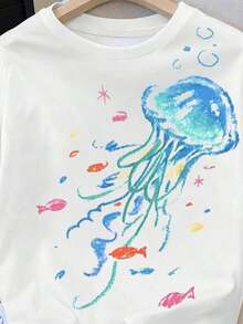 Camiseta blanca de manga corta con bordado floral imitación pesada y cuentas, nuevo estilo chino retro con bordado floral imitación y perlas, elegante camiseta blanca tipo dama, camiseta blanca suelta con imitación de bordado pesado y cuentas al es - Blanco 8 - Ver 3