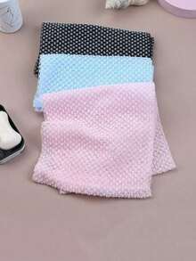 1/2pcs Japanese Style Exfoliating Bath Towel, Easily Lathers, Shower Scrubber For Men And Women - Blue - View 11