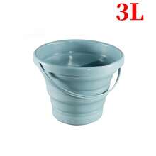 1 buah Ember Lipat, Kapasitas 3L/5L/10L, Hemat Ruang, Ember Lipat Portabel, Serbaguna untuk Mencuci Pakaian, Rumah, Luar Ruangan, Cuci Mobil, Berkemah, Memancing, Tersedia Berbagai Warna - beraneka warna - View 9