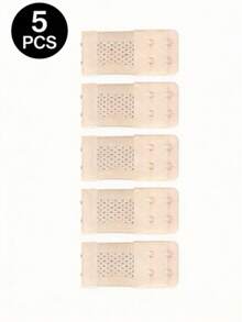 5pcs Double-Row Two-Button Bra Extender Hooks, Lingerie Back Extension Accessories - Multicolor - View 12