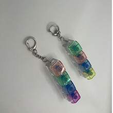 4-Key Fidget Keychain | Portable, Compact And Exquisite, Easy To Press, Reusable, Suitable For Daily Carry, Beautiful Bag Charm, Stress Relief Button - Multicolor - View 2