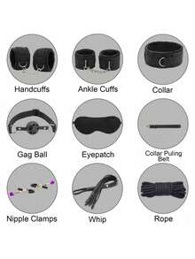 10pcs/17pcs Metal Butt Plugs, Couples Bedroom Intimate Toys, BDSM Bondage Equipment Adult Products - 套裝 - 查看 10