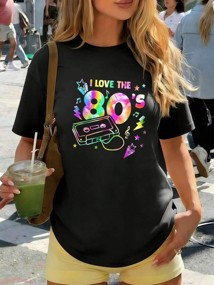 Women T-Shirts - Black - View 1