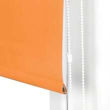 KIWI Tenda a rullo traslucida su misura di colore arancione, disponibile nelle misure da 60 a 180 cm di larghezza e da 175 a 250 cm di altezza, facile da installare grazie al tubo da 28 mm. - Arancione - Visualizzare 6