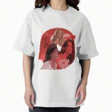 Angels In Paradise Oversized T-Shirt (1)Shirt For Women Camiseta 100% Algodón Unisex - Playera Casual Premium de Corte Cómodo - Blanco - Ver 1