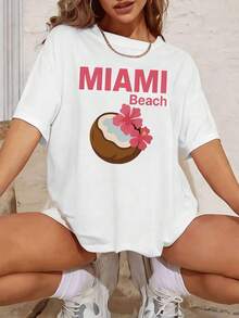 Dam-T-shirts - Vitt - Visa 1