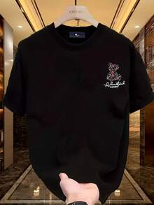Men's T-Shirts For Spring And Summer - Black - View 2