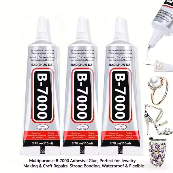 10ml B7000 Adhesive, Jewelry Glue For Headband, Brooch, Jewelry Setting, Diamond, Earrings, Pendant DIY Crafts, Super Strong Bonding Agent