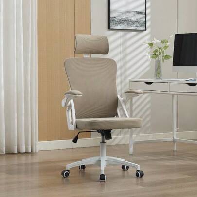 Ergonomischer Netz-Bürostühl Mit Verstellbarer Lendenstütze Und Kopfstütze – Hochlehner-Exekutivschreibtischstuhl Für Zuhause/Büro