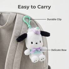 Bộ sưu tập mặt dây chuyền và móc khóa nhồi bông được cấp phép bản quyền của Sanrio - Bao gồm mặt dây chuyền nhồi bông hình Cinnamon Roll, Pompompurin và Pochacco, các mặt dây chuyền chủ đề hoa và móc khóa hình trái tim từ bộ sưu tập Những người bạn thân nhất. - Nhiều màu - Xem 2