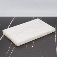 Minimalist Luxury Bathtub Tray, Hotel/Home Use Vanity Organizer, Toothpaste Storage - Medium Flat Bottom - View 12