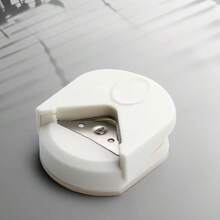 Round Corner Punch & Circle Cutter Snap Button Maker For Cards, Photos - Craft, Office & DIY Scrapbooking Tools, Scrapbooking Accessories, Compact Design, Precise Cutting - A - View 4