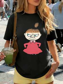 Women T-Shirts - Black - View 1