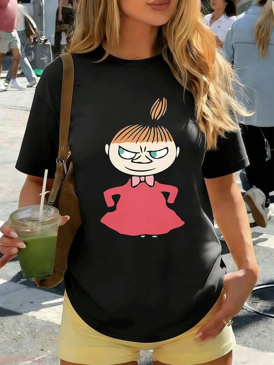 Women T-Shirts - Black - View 1