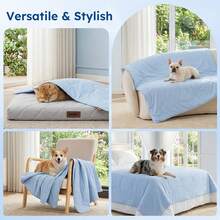 ZOMISIA Premium Cooling Blanket For Large Dogs - Q-MAX&Gt;0.5 Cold Breathable Washable Pet Mat, Travel Soft Dog Summer Essentials, Grey, 40"X50" - ColorC - View 7