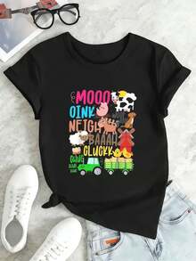 Women T-Shirts - Black - View 2