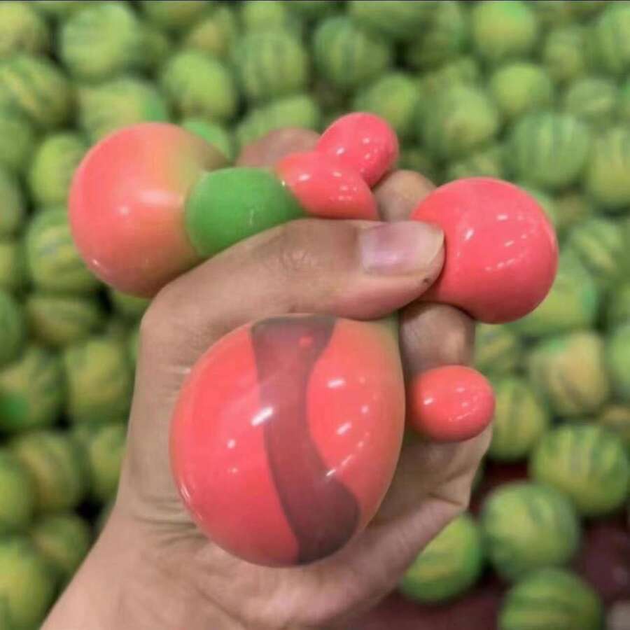Summer Limited Edition Color-Changing Watermelon Stress-Relief Toy, Slow-Rebound Decompression Squeeze Toy - Color-changing Watermelon - View 1