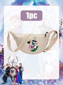 Disney Túi đeo chéo hình trăng lưỡi liềm Frozen, 6 kiểu dáng Elsa, Anna & Olaf, túi đeo vai thường ngày, tô điểm phong cách hàng ngày của bạn với phép thuật của Frozen cùng chiếc túi đeo chéo hình trăng lưỡi liềm đa năng này, có sáu thiết kế quyến rũ với hình ảnh Elsa, Anna, Olaf và toàn bộ nhóm bạn. - Cái túi - Xem 17