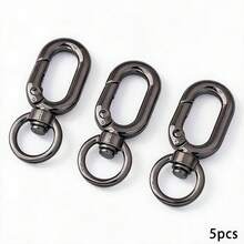 5 chiếc kẹp móc khóa kim loại, giá đỡ chìa khóa, móc tìm chìa khóa xe hơi, kẹp chìa khóa cho nam và nữ - Nhiều màu - Xem 9