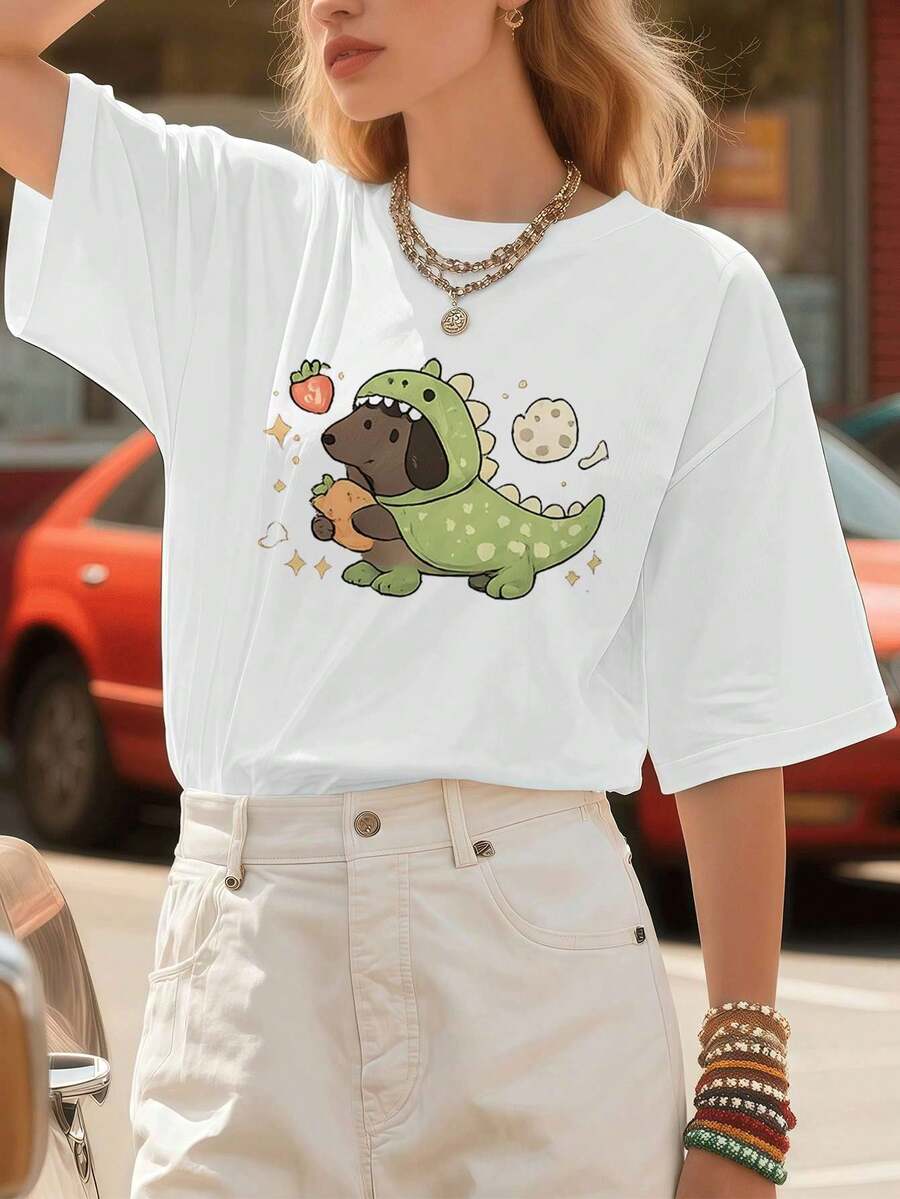 Women T-Shirts - White - View 1