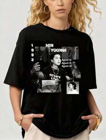 Women T-Shirts - Black - View 8