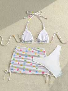 Conjunto de traje de baño de vacaciones para mujer, conjunto de vacaciones de verano para mujer, conjunto de playa para mujer - Multicolor 8 - Ver 2