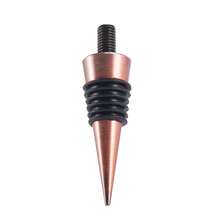 10 Pieces Blank Bottle Stopper With Threaded Post Metal Wine Stopper Inserts Set Hardware For Wood Turning DIY Project - Multicolor - View 9