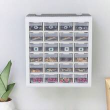 Craft Cabinet Organizer, 24 Drawer Plastic Parts Cabinet, Tool Storage Box For Screws, Nuts And Small Parts - Screw Organizer - View 3
