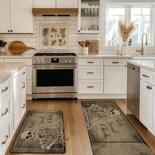 1pc Skull Pattern Printed Linen Kitchen Rug, Bathroom Mat, Doormat, 3D Printed Rectangle Carpet For Living Room, Bedroom, Hallway, Bathroom, Laundry Room - Polyester Rug For Indoor And Outdoor Home Decor - Multicolor - View 8