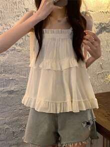 Women Tops - Apricot - View 3
