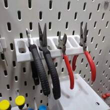 8-Hole Pegboard Pliers Rack, Universal 5mm Hole Board Tool Storage Organizer, Heavy Duty Wall Mounted Hardware Tool Rack, Suitable For Garage Workshop Screwdriver Pliers Storage - 8 Holes - View 5