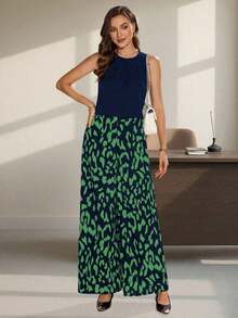 Conjunto de dos piezas para mujer para uso diario - Azul - Ver 6