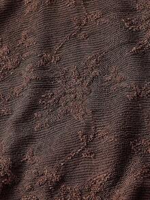 MOD Vestido asimétrico con volantes para mujer talla grande en color marrón oscuro, vestido marrón oscuro, vestido marrón café, vestido corto marrón, vestido, vestido de otoño/invierno, vestido de Navidad, vestido de Año Nuevo, vestido de Acción de Gracias, vestido de fiesta, disfraces de Navidad, vestidos de fiesta para mujer, vestido de fiesta de Navidad - Marrón - Ver 2