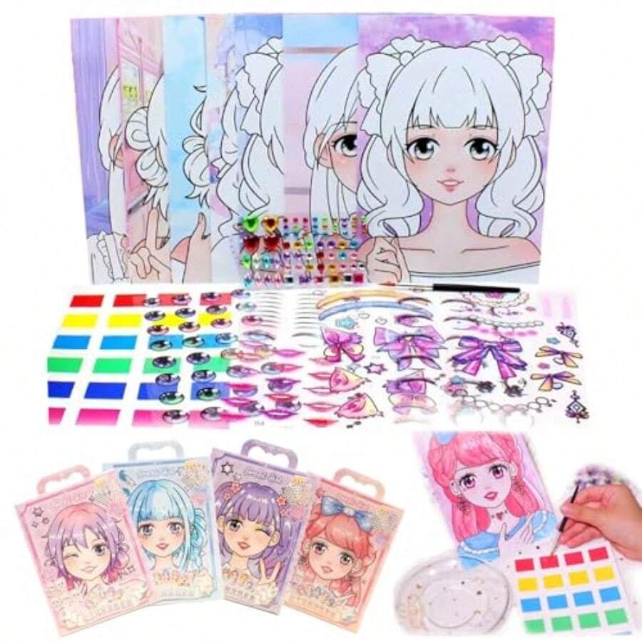 Coloring Books - Pink 04 - Übersicht 1