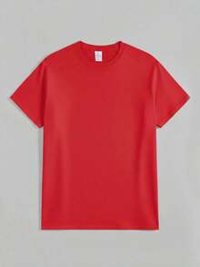 Camisetas Deportivas Vintage para Mujer con Cuello Redondo y Estampados Gráficos - Con Eslóganes de Empoderamiento en Rosa y Verde, Camiseta Casual Transpirable de Manga Corta, Lavable, Ropa Festiva, Ajuste Cómodo, Ropa de Mujer a la Moda, Camiseta Gráfica - Rojo - Ver 2