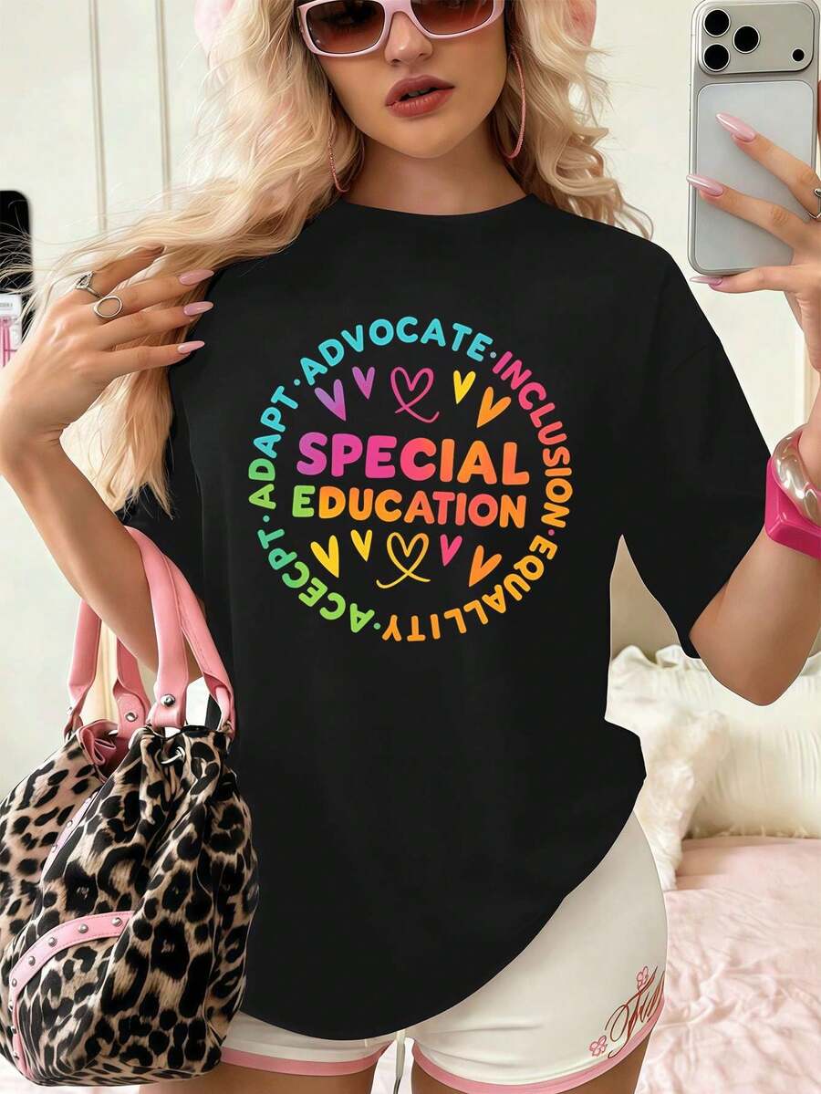 Women T-Shirts - Black - View 1
