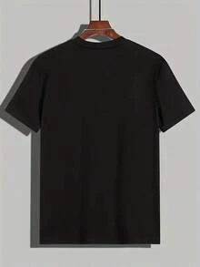 GiftGiftCamiseta de mujer con estampado de cerezas, cuello redondo, manga corta, top casual, longitud regular, tejido de punto, camisetas de frutas y verduras, top Y2k, playera casual para hombre, camisas unisex, playeras para mujerSoftSoft - Negro - Ver 4