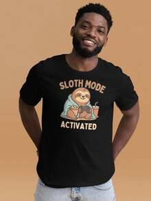 otro Modo Activado T1S1Hirt Funny C1Artoon Animal Pun T1EE - Negro - Ver 2