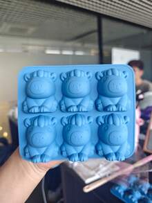 6pcs Mini Capybara Mold, Cute 3D Ice Cubes Suitable For Drinks, Parties And Gifts - Multicolor - View 9