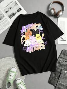 Women T-Shirts - Black - View 1