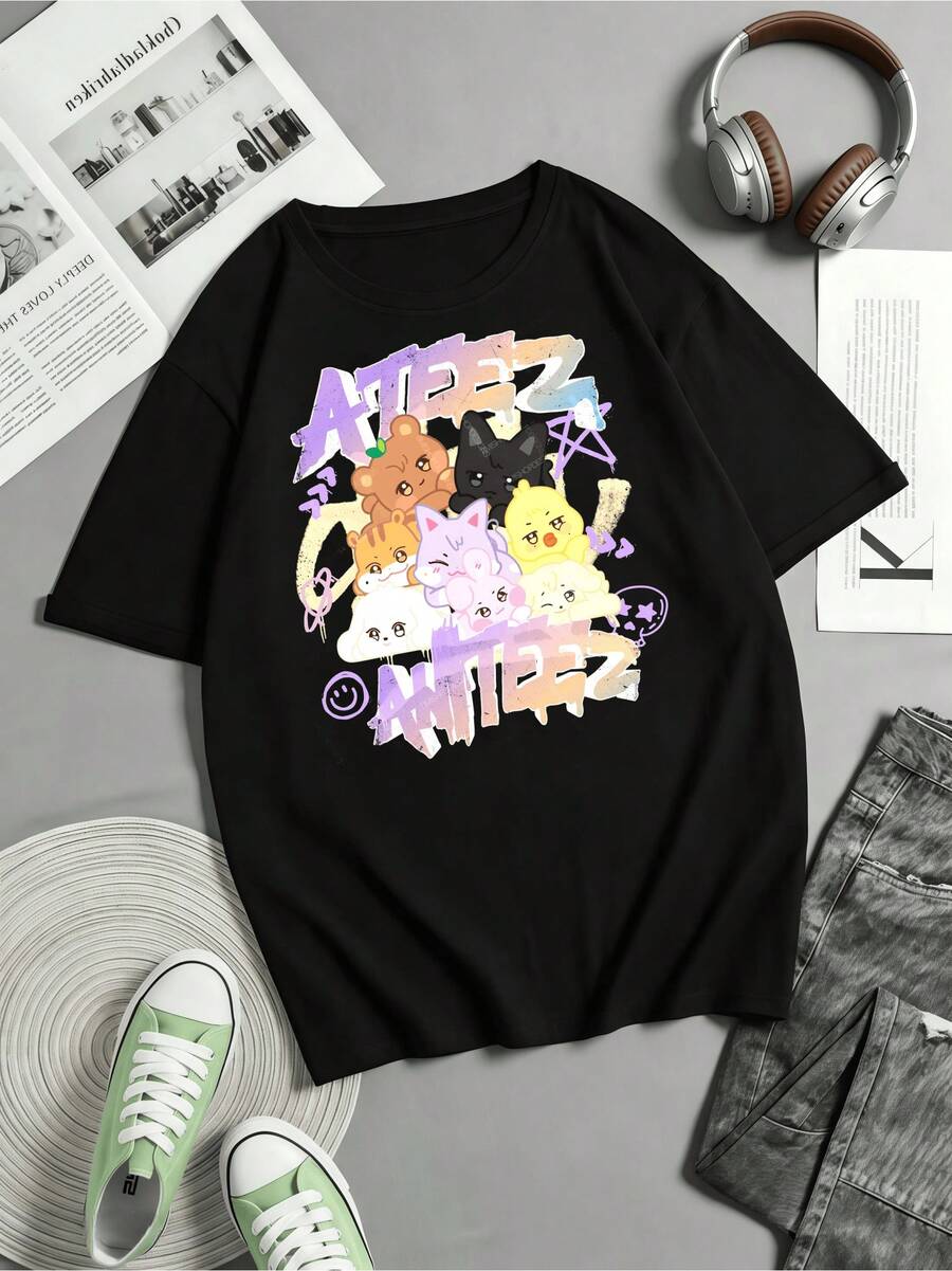 Women T-Shirts - Black - View 1