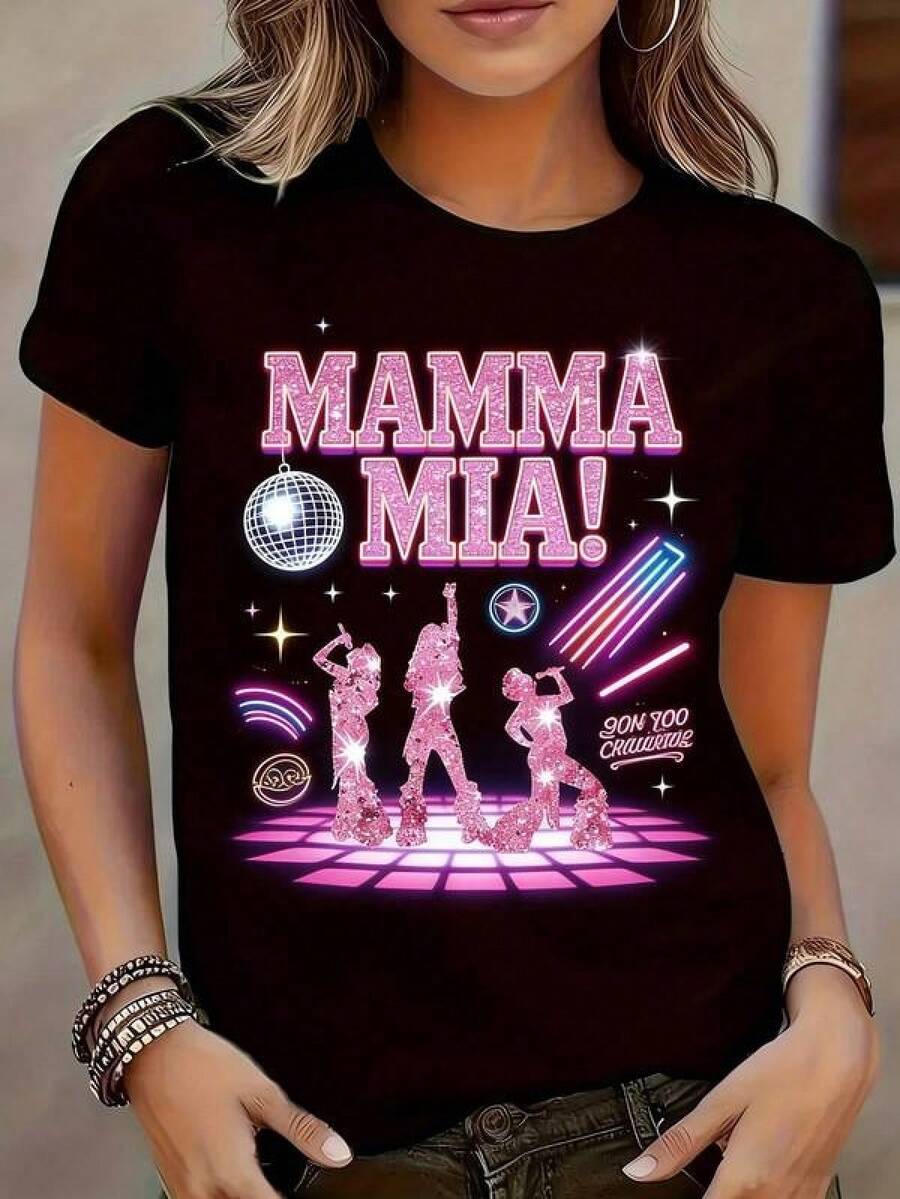 Women T-Shirts - Black - View 1